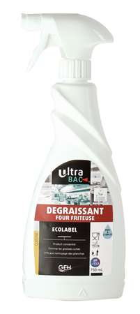 Image de ULTRABAC DEGRAISSANT FOUR FRITEUSE ECOLOGIQUE 750ML