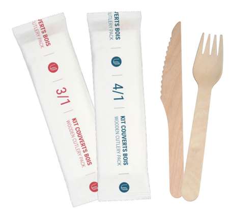 Image de FOURCHETTE BOIS 16,5CM PAQUET x100