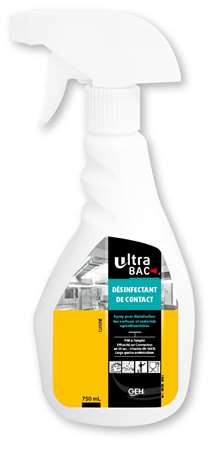 Image de ULTRA BAC DESINFECTANT DE CONTACT SPRAY 750ML