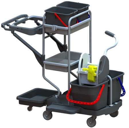 Image de PROCLEANER CHARIOT BLACK LIGHT 1 AVEC PRESSE KINETIC