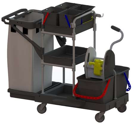Image de PROCLEANER CHARIOT BLACK LIGHT 5 AVEC PRESSE KINETIC ET SAC
