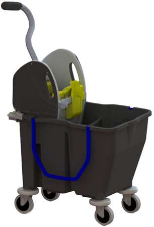 Image de PROCLEANER BLACK BI-BAC 12/18L AVEC PRESSE KINETIC