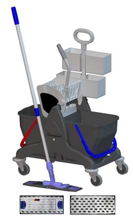 Image de PROCLEANER BLACK KIT CHARIOT 2X15L