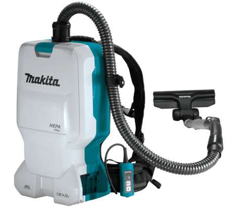 Image de MAKITA ASPIRATEUR DORSAL 2x18V 6L