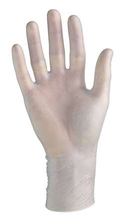 Image de GANT VINYLE NATUREL NON POUDRE TAILLE S BOITE x100