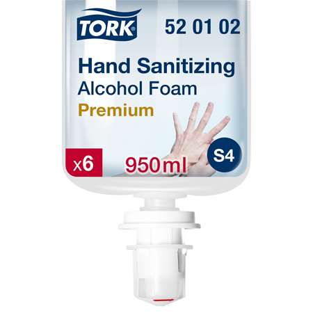 Image de TORK RECHARGE SAVON HYDROALCOOLIQUE S4 COLIS 6x950ML