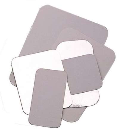 Image de COUVERCLES POUR RÉFÉRENCE 13572 BLANC ALUMINIUM PAQUET x100