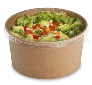Image de POKEPACK POT SALADIER 500ML KRAFT DIAM 149MM COLIS x300