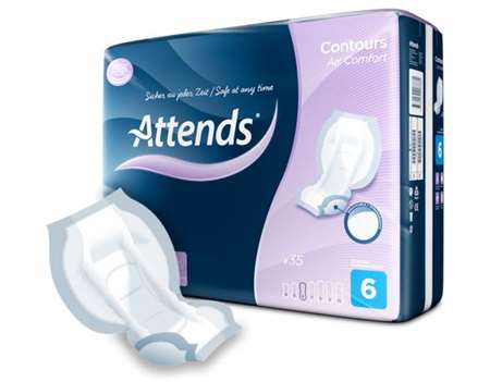 Image de ATTENDS CONTOURS AIR COMFORT 10 COLIS x84