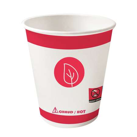 Image de GOBELET CARTON DECOR ROUGE 18/20CL PAQUETx50