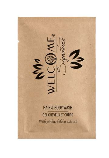 Image de WELCOME GEL CHEVEUX/CORPS SACHET 10ML COLIS x500