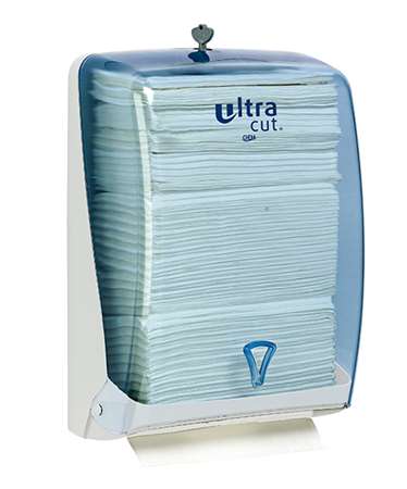Image de DISTRIBUTEUR PLASTIQUE ESSUIE-MAINS PLIES BLEU