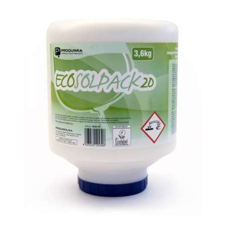Image de PROQUIMIA ECOSOLPACK 20 ECOLABEL COLIS 4x3,6KG