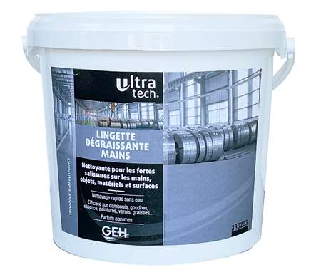 Image de ULTRATECH LINGETTE DEGRAISSANTE MAINS SEAU x70