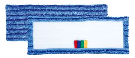 Image de FRANGE MICROFIBRE VELCRO BLEU 60CM