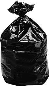 Image de SAC POUBELLE 30L NOIR RENFORCE 22µ COLIS x500