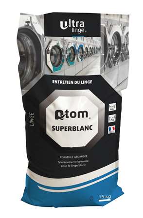 Image de ULTRA LINGE LESSIVE BIOSUPERBLANC 15KG