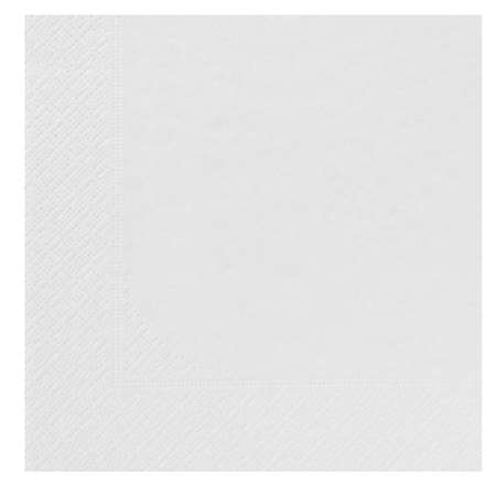 Image de SERVIETTE OUATE BLANC 20x20 COLIS x4000