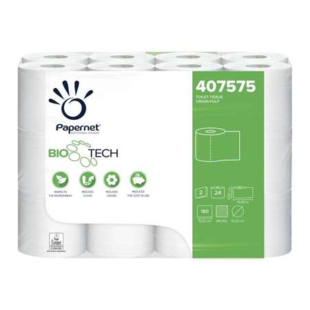 Image de PH ROULEAU BIOTECH 2 PLIS BLANC 180F COLIS x96