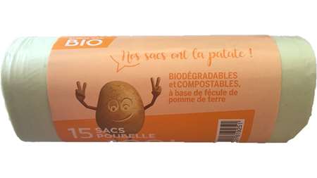 Image de SAC POUBELLE 100L 30µ COMPOSTABLE SANS LIENS COLIS x225