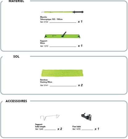 Image de DELTA KIT DE NETTOYAGE PACK 300 ERGO