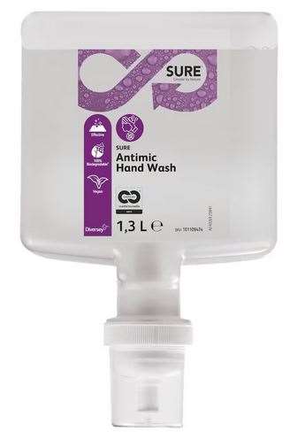 Image de SURE ANTIBAC HAND WASH - LOTION MAINS COLIS 4x1,3L