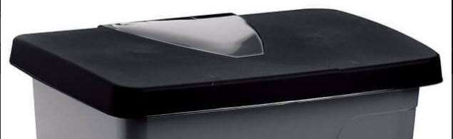 Image de COUVERCLE POUR POUBELLE 635GR GRIS