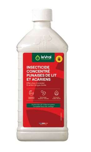 Image de VRAI INSECTICIDE CONCENTRE PUNAISES DE LIT ET ACARIENS 1L