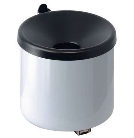 Image de CENDRIER MURAL ANTI FEU BLANC/NOIR