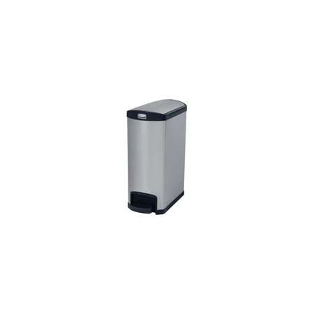 Image de RUBBERMAID POUBELLE INOX VERSION ETROITE 50L