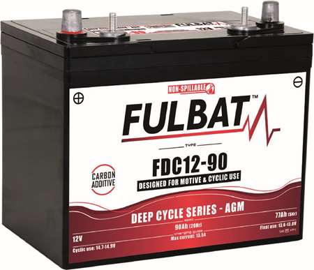 Image de BATTERIE AGM CARBON FDC12-90 AGM12V