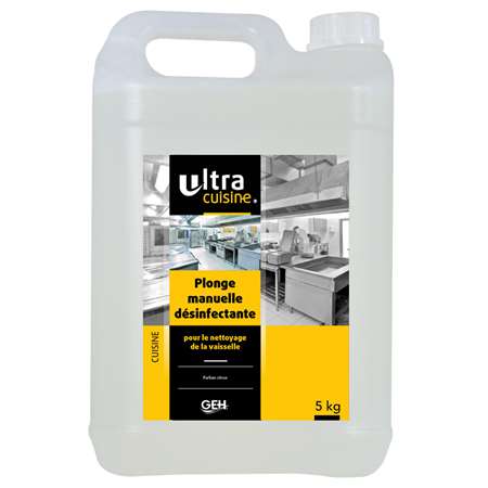 Image de ULTRA CUISINE PLONGE MANUELLE BACTERICIDE 5L