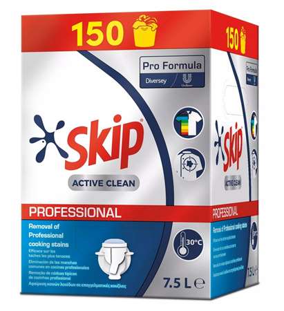 Image de DIVERSEY LESSIVE SKIP LIQUIDE 150 DOSES BAG IN BOX 7,5L