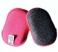 Image de EPONGE BI-FACE MICROFIBRE ROSE SACHET x2