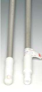 Image de MANCHE ALUMINIUM ANODISE 1,40M ALIMENTAIRE BLANC  COLIS x10