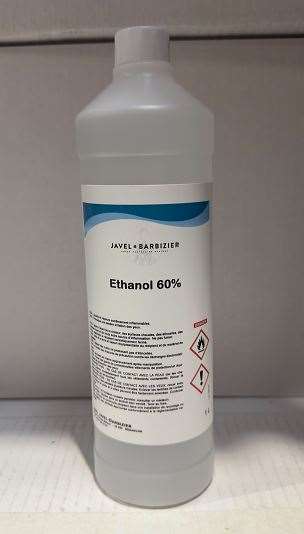 Image de ALCOOL 60 DENATURE FLACON 1L COLIS x15