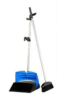 Image de VILEDA KIT PELLE AEROPORT BROSSE GRIS/BLEU COLIS x6