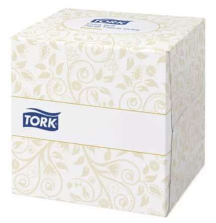 Image de TORK BOITE MOUCHOIRS CUBE x100 COLIS x30