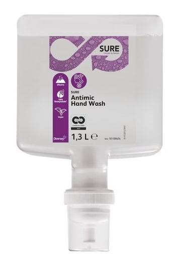 Image de SURE ANTIMIC HAND WASH - SAVON DESINFECTANT 4x1.3L