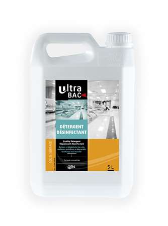 Image de ULTRA BAC DETERGENT DESINFECTANT SOL SURFACE 5L