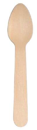 Image de CUILLERE A CAFE BOIS 11CM PAQUET x100