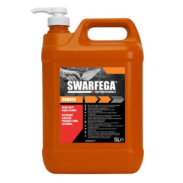 Image de DEB SAVON ATELIER SWARFEGA ORANGE BIDON POMPE 5L