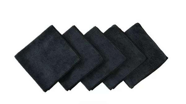 Image de LAVETTE MICROFIBRE MT02 MULTI SURFACES NOIR PAQUET x5